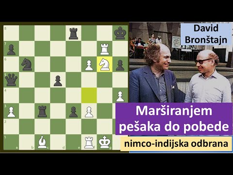 Bronštajn - Marširanjem pešaka do pobede -  Nimco-Indijska odbrana