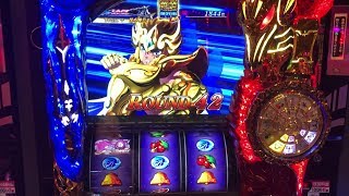 無敵　黄金の獅子アイオリア　爆乗せ　ノーカットVer　聖闘士星矢　海皇覚醒　パチスロ