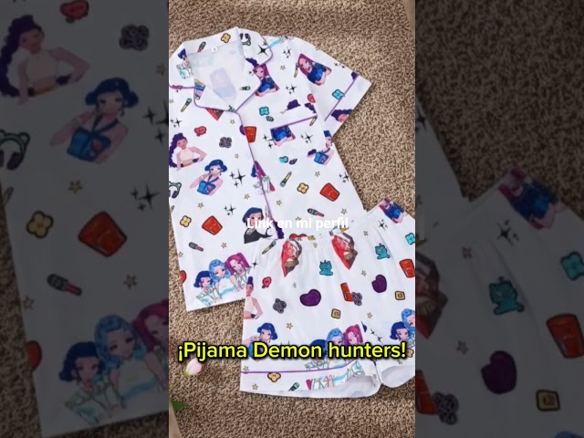 Vídeo relacionado con Get Trend KPOP Demon Hunters Pijama Niñas 5-14 Años, Conjunto de Satén 3 Piezas, Camiseta Manga Corta, Pantalon Pijama Largo y Pantalon Corto, Regalo Niña (5-6 Años, Púrpura AOP)