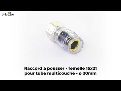 Raccords à pousser femelles pour tubes Multicouches MULTITUBO