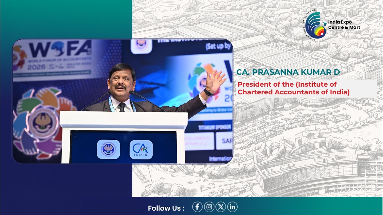CA  Prasanna Kumar D Chairman - Institute of Chartered Accountants of India