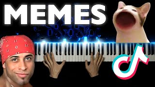 MEMES COMPILATION ON PIANO
