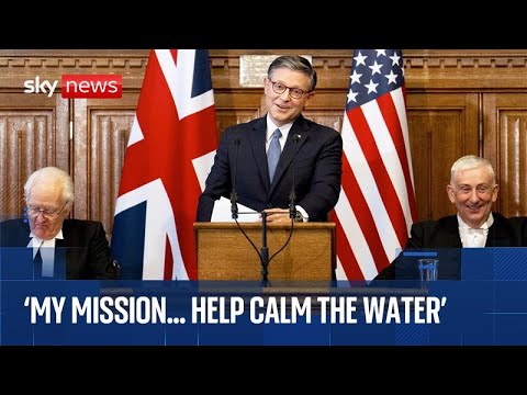 US House Speaker addresses UK parliament for first time ever