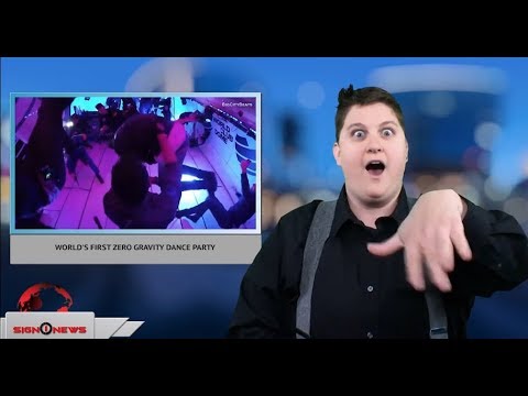 World’s first zero gravity dance party (ASL - 2.9.18)