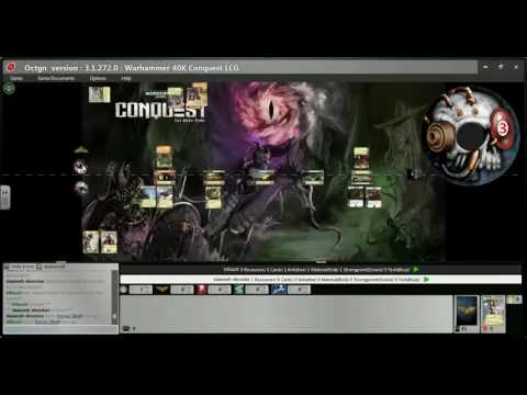 40K Conquest on OCTGN - Jain Zar vs Kugath