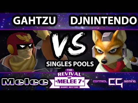 RoM 7 - SS | Gahtzu (Captain Falcon) Vs. CTRL | DJ Nintendo (Fox) SSBM Pools - Melee