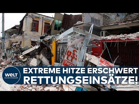 ERDBEBEN IN MYANMAR: Hitze, Nachbeben & über 2.000 Tote – Suche nach Überlebenden aussichtslos