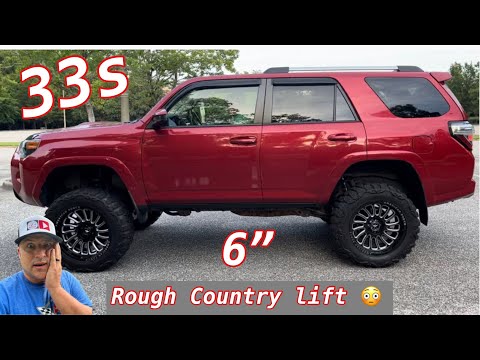HOW TO INSTALL A 6 INCH ROUGH COUNTRY LIFT ON A TOYOTA 4RUNNER WITH 33 INCH AMERICAN FORCE WHEELS
