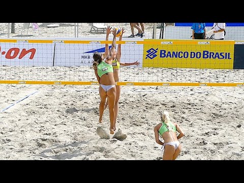 Beach Volleyball Girls 🏆 Great Rallies & Match Point