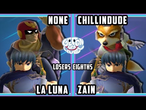 GOML 2019 SSBM - n0ne & La Luna Vs. Chillindude & Zain - Smash Melee Tournament Losers Eighths