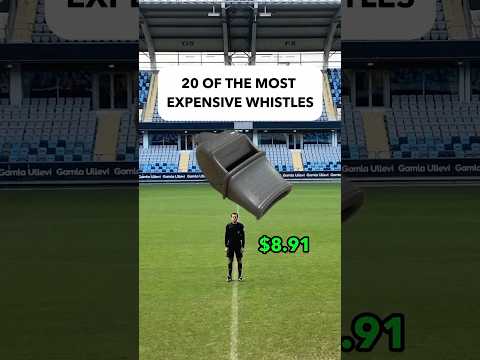 20 of the most expensive whistles #referee #whistle #fox40 #acme #molten #whistle #refereewhistle