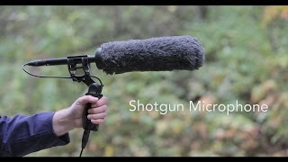 How To Record Audio  - Shotgun Microphone