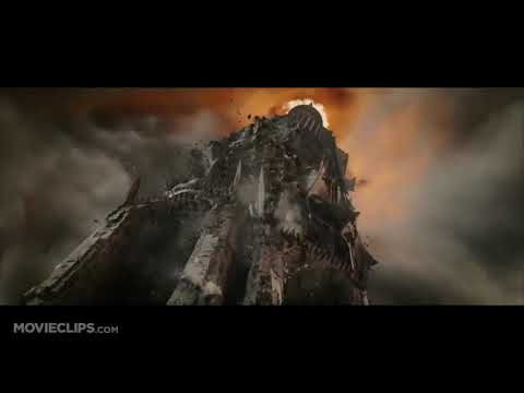 Sauron's Death with SotC music (The End Of The Battle)