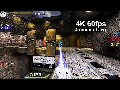 Cooller vs CZM - [w.Commentary] QuakeCon 2011 - Bronze Final - QuakeLive Duel - 4k60fps