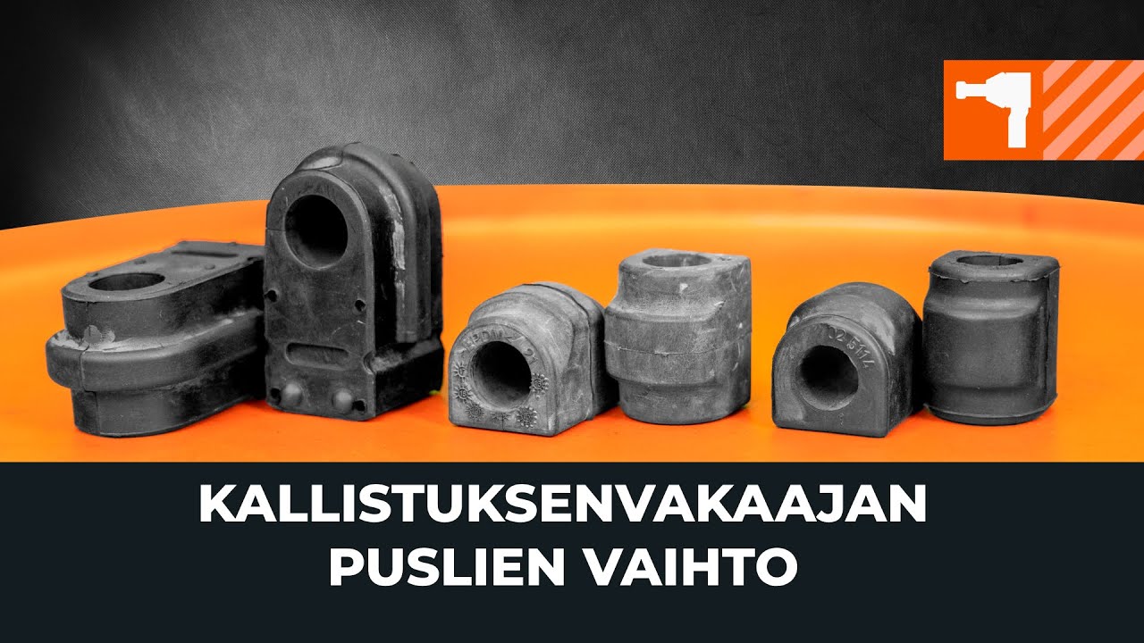 Kuinka vaihtaa kallistuksenvakaajan puslat
 autoon