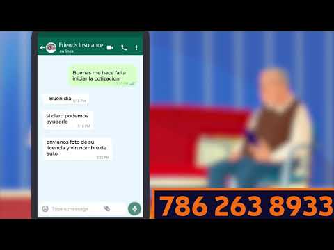Friends insurance te cotizamos por telefono 786-263-8933