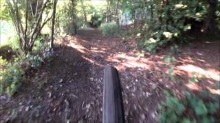 preview picture of video 'Burghfield Woods Bike Ride'