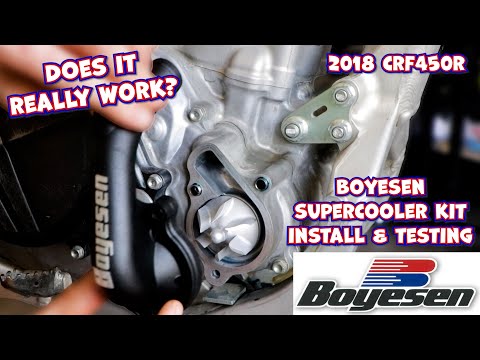 Boyesen Supercooler Install & Testing! (2018 CRF450R)