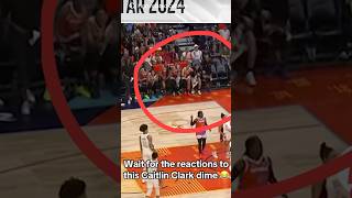 ALL STARS AMAZED AT Caitlin Clark’s Pass 🔥 #caitlinclark #basketball #shorts