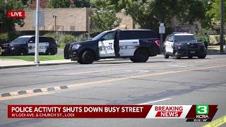 Heavy police presence at Lodi McDonald's