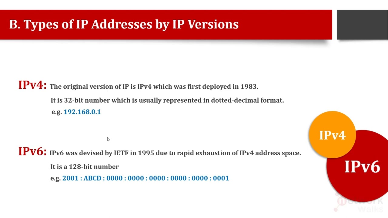 IP Addresses & their types