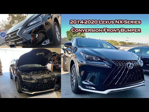 2014-2020 Lexus NX200 NX200T NX300 NX300H Conversion Front Bumper