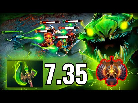 Viper + Parasma Build in 7.35 is so BROKEN in Immortal rank Dota 2