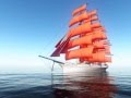 Scarlet Sails 3d animation, Алые паруса (3Ds Max) 