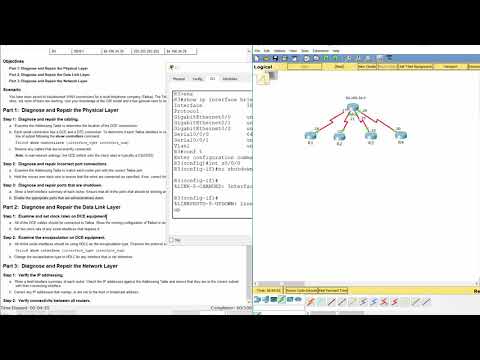 [CCNA v6] Packet Tracer 2.1.2.5 Troubleshooting Serial Interfaces