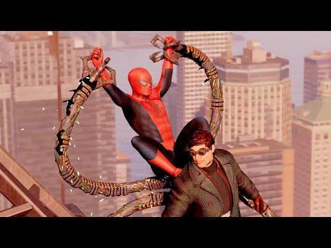 Film Accurate Raimi Suit Vs Doc Ock (Alfred Molina) Boss Fight - Spider-Man PC