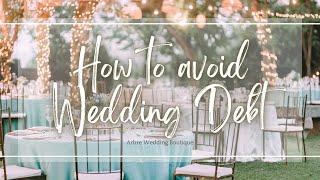 How to avoid Wedding Debt