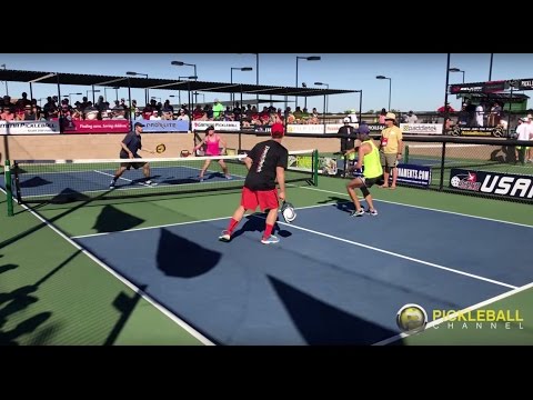 BONUS FOOTAGE: Great Point from the 2016 USAPA Nationals 19+ Mixed Doubles Gold Medal Match
