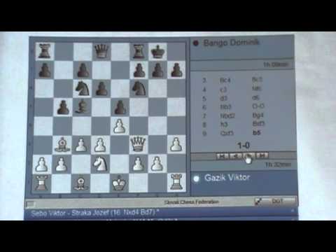 CH12 1.1 . FM Viktor Gažík - Dominik Bango 1 - 0