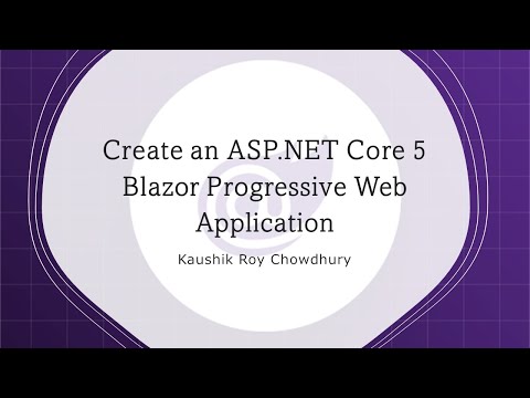 Create an ASP NET Core 5 Blazor Progressive Web Application