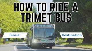 How to Ride a TriMet Bus