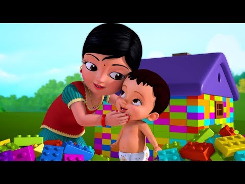 குட்டிக் கைகளால் கட்டிய அழகு வீடு | Tamil Rhymes for Children | Infobells