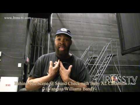 James Ross @ (Bassist) Al Caldwell - "Behind The Scene Sound Check" -  www.Jross-tv.com