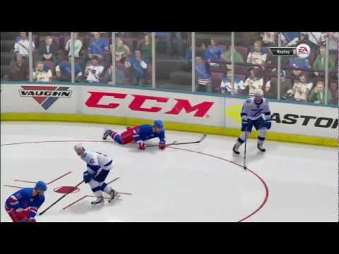 [HD] New York Rangers Vs. Tampa Bay Lightning 4-1 | Game Highlights | February 28th 2013 | NHL 13