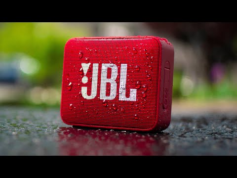 Black jbl go2, size: 8.6 x 3.2 x 7.1 centimeters