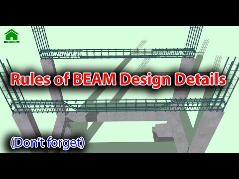 5 Important Rules of Beam Design Details | RCC Beam | Green House Construction