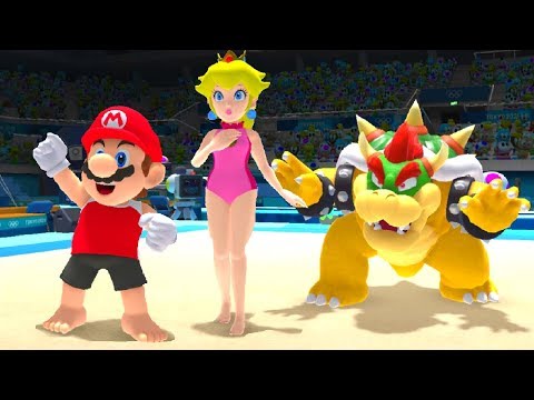 All Team Mario Characters - Mario & Sonic at the Olympic Games Tokyo 2020 - Gymnastics
