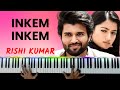 Inkem Inkem Inkem Kaavaale Piano Instrumental | Karaoke | Tutorial | Notes | Geetha Govindam
