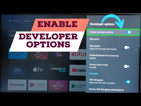 TCL Android TV : How to Enable Developer Options | Disable Developer Options