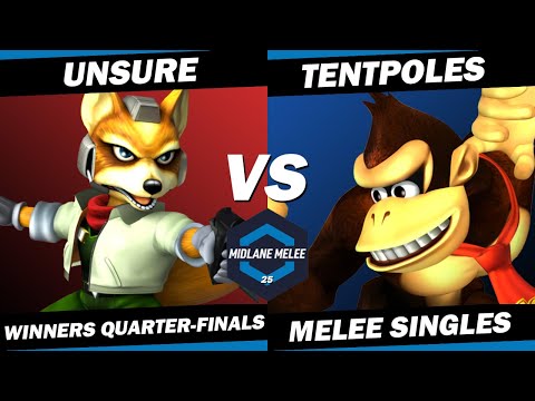 Unsure vs tentpoles - Winners Quarter Finals | Midlane Melee 25