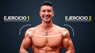 ¡Los ÚNICOS 2 ejercicios que hicieron crecer mis hombros estrechos 💪🏼🔥