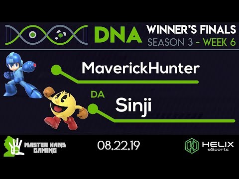 DNA S3:W6 - DA | Sinji (Pac-Man) vs. MaverickHunter (Mega Man, Ike) - W Finals