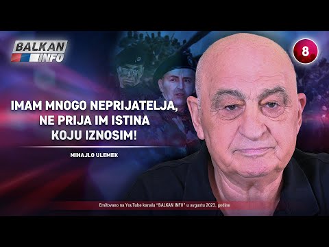 INTERVJU: Mihajlo Ulemek - Imam mnogo neprijatelja, ne prija im istina koju iznosim! (31.8.2023)