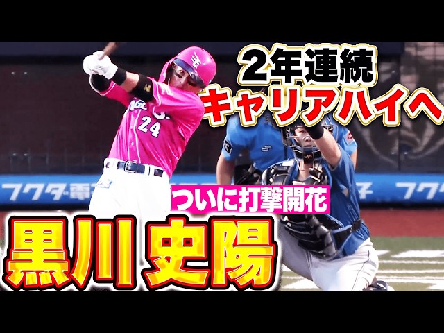 【ブレークの先へ】24歳・黒川史陽『さらなる高みを…打撃開花そして2年連続キャリアハイ目指す！』