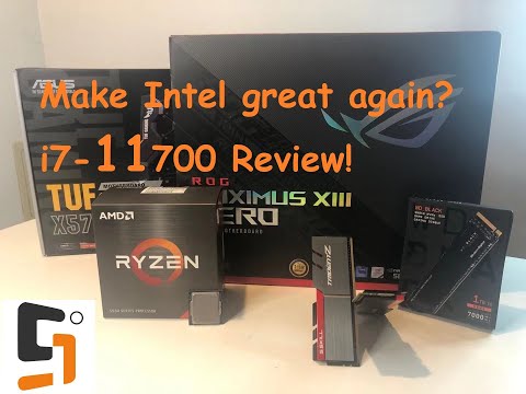 Make Intel great again? 11th gen i7 11700 Rocket Lake processor review!