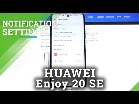 How to Turn Off App Notifications on HUAWEI Enjoy 20 SE – Disable Apps Notifications